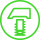 Switches mecánicos <span style="color: #44D62C">verdes</span> de Razer™