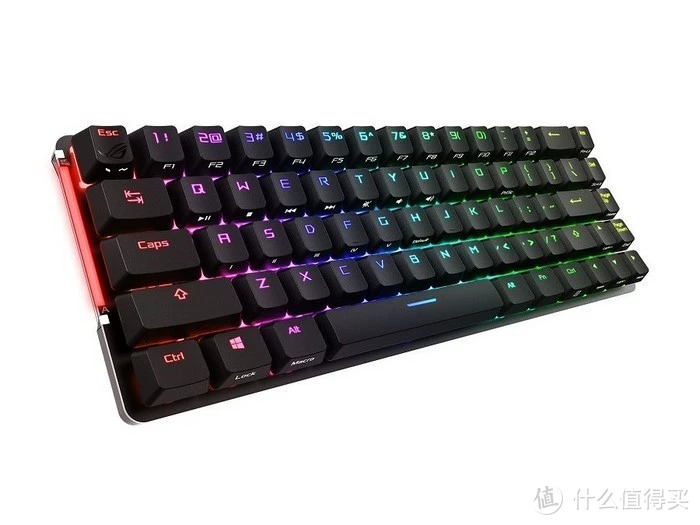68键位、支持神光同步、400小时续航：华硕发布ROG Falchion紧凑型机械键盘