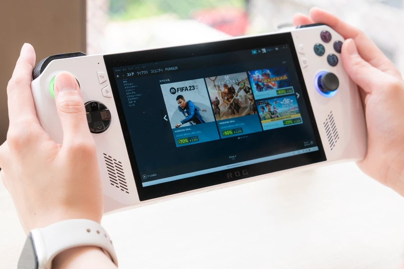 Steamが手のひらに