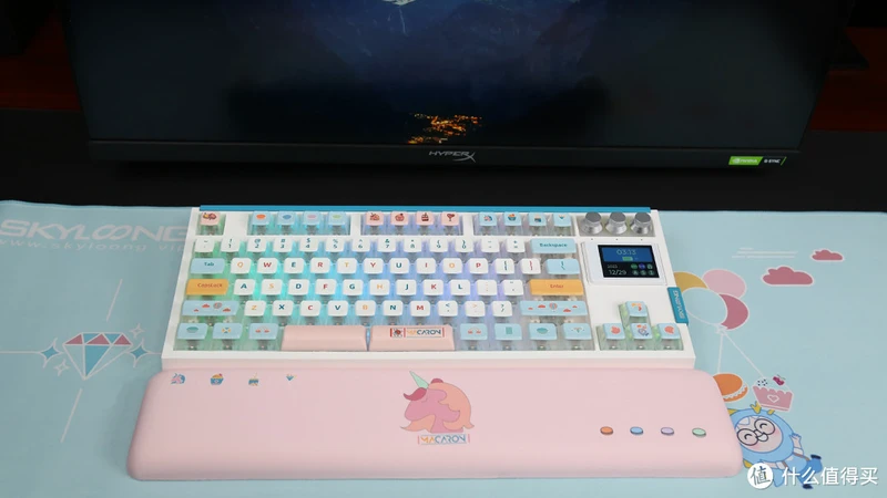 SKYLOONG小呆虫GK87 pro V2机械键盘评测:彩屏升级,功能更强