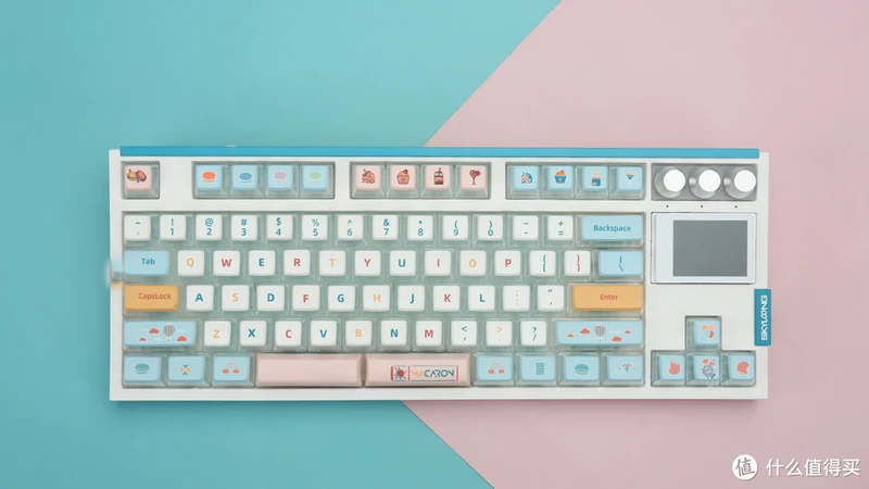 SKYLOONG小呆虫GK87 pro V2机械键盘评测:彩屏升级,功能更强